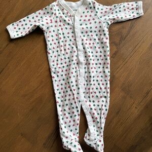 Roller Rabbit Infant Starry White Footie Pajamas – Size 0–3 Months